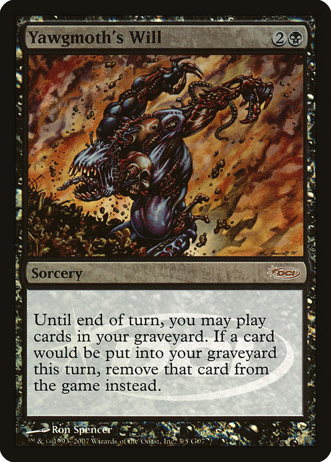 Yawgmoth's Will [Judge Gift Cards 2007] | Gear Gaming Bentonville