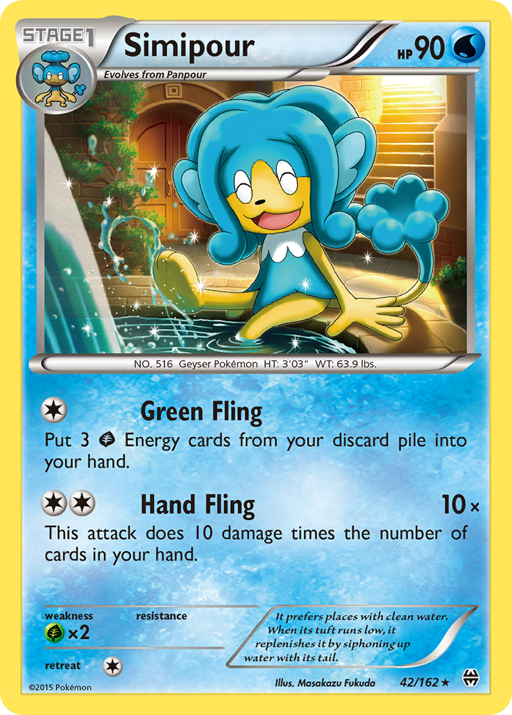 Simipour (42/162) [XY: BREAKthrough] | Gear Gaming Bentonville