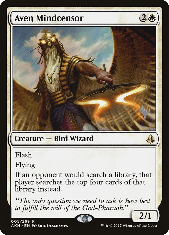 Aven Mindcensor (Promo Pack) [Amonkhet Promos] | Gear Gaming Bentonville