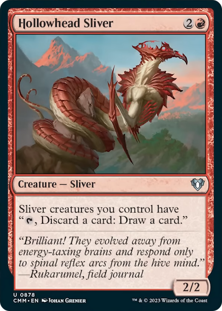 Hollowhead Sliver [Commander Masters] | Gear Gaming Bentonville