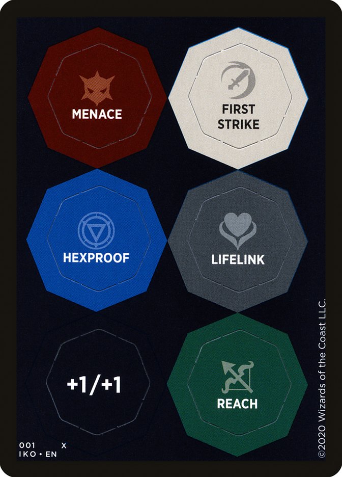 Punch Card Token (001 // 002) [Ikoria: Lair of Behemoths Tokens] | Gear Gaming Bentonville