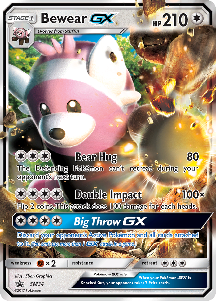 Bewear GX (SM34) [Sun & Moon: Black Star Promos] | Gear Gaming Bentonville