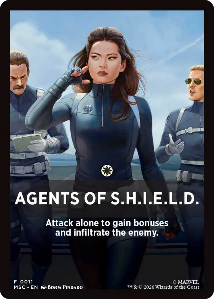 Agents of S.H.I.E.L.D. Theme Card [Marvel Super Heroes Commander] | Gear Gaming Bentonville