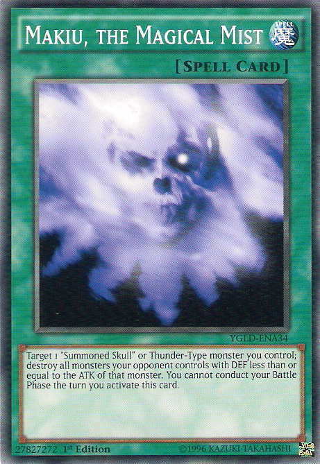 Makiu, the Magical Mist [YGLD-ENA34] Common | Gear Gaming Bentonville