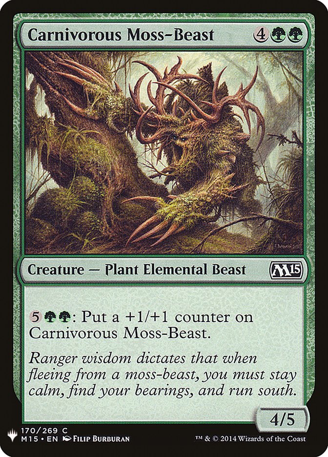 Carnivorous Moss-Beast [Mystery Booster] | Gear Gaming Bentonville