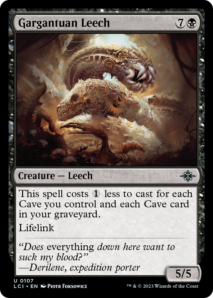 Gargantuan Leech [The Lost Caverns of Ixalan] | Gear Gaming Bentonville