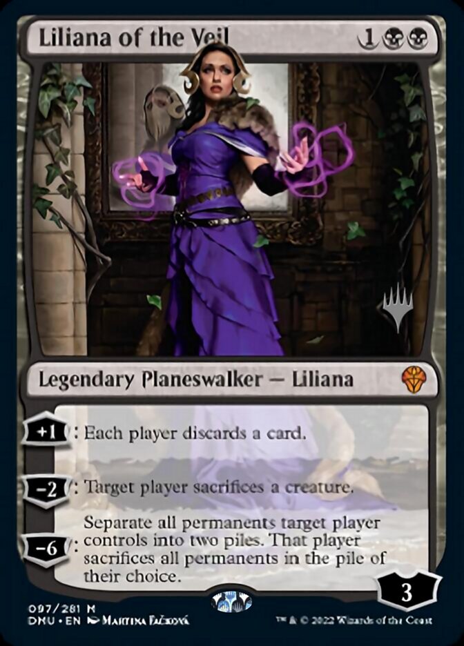 Liliana of the Veil (Promo Pack) [Dominaria United Promos] | Gear Gaming Bentonville