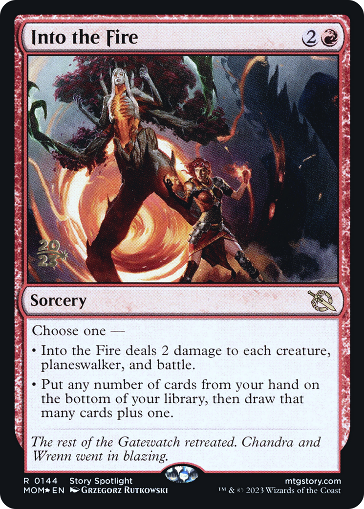 Into the Fire [March of the Machine Prerelease Promos] | Gear Gaming Bentonville