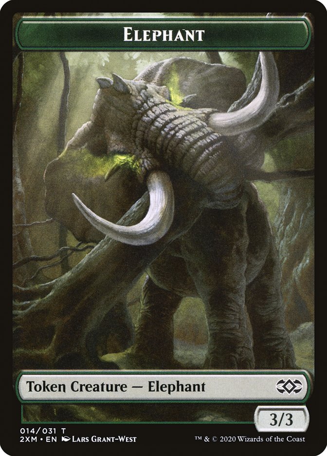 Elephant Token [Double Masters Tokens] | Gear Gaming Bentonville