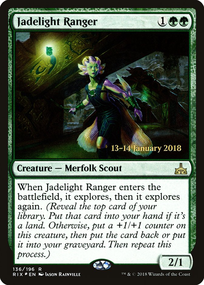 Jadelight Ranger [Rivals of Ixalan Prerelease Promos] | Gear Gaming Bentonville