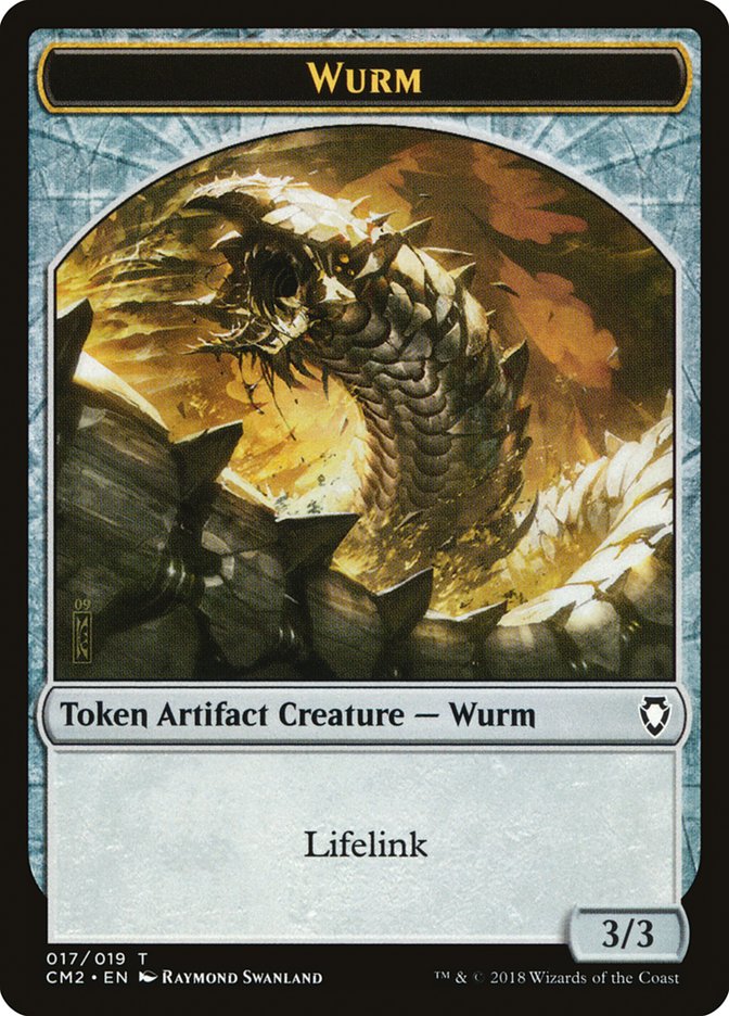 Wurm Token (017/019) [Commander Anthology Volume II Tokens] | Gear Gaming Bentonville
