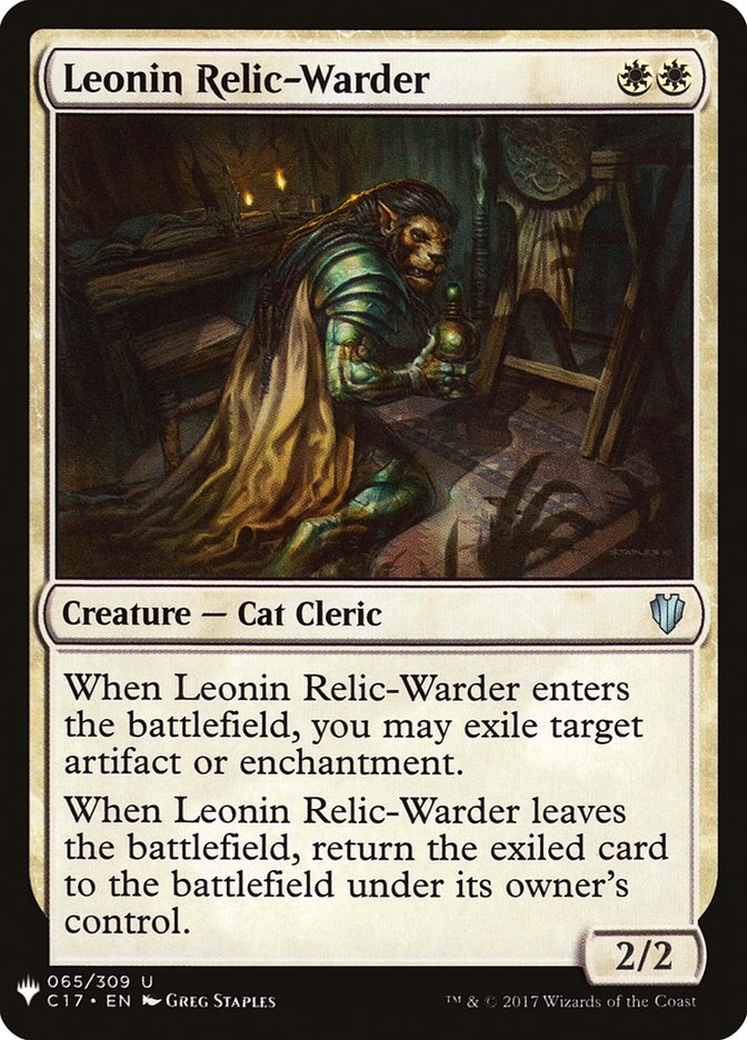 Leonin Relic-Warder [Mystery Booster] | Gear Gaming Bentonville