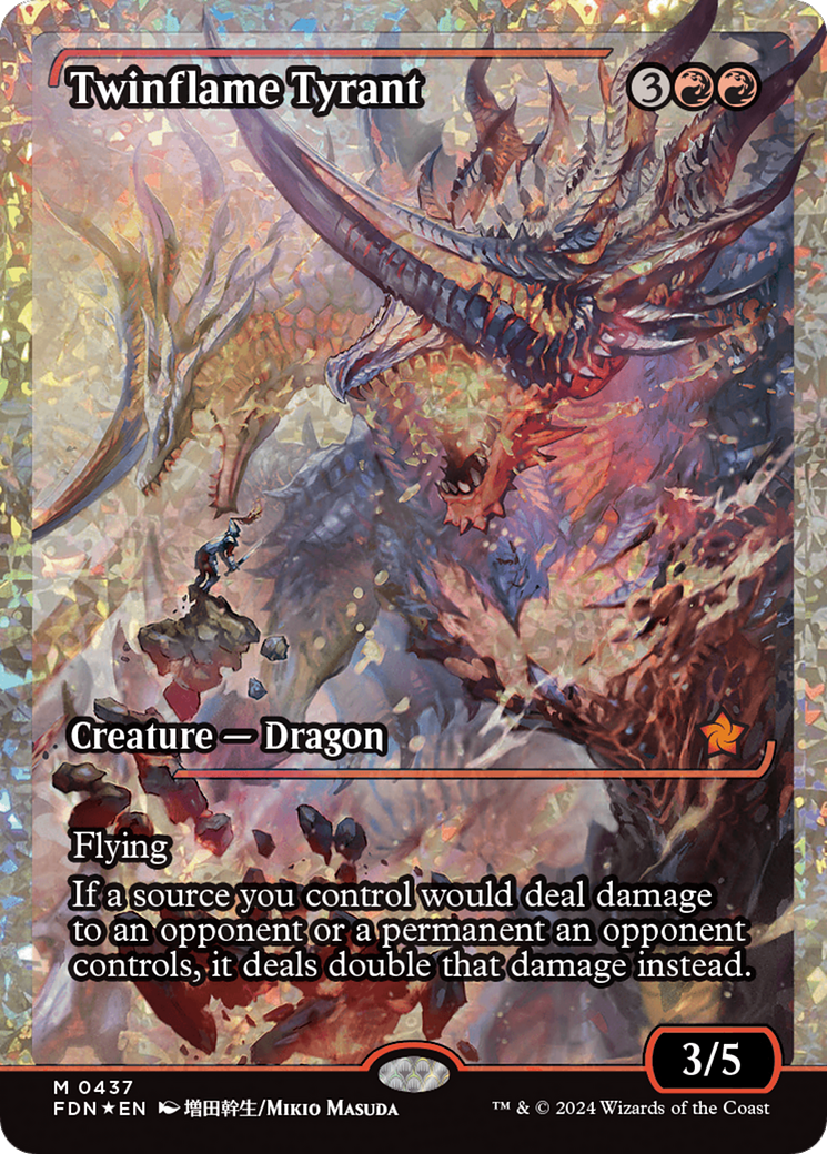 Twinflame Tyrant (Fracture Foil) [Foundations] | Gear Gaming Bentonville