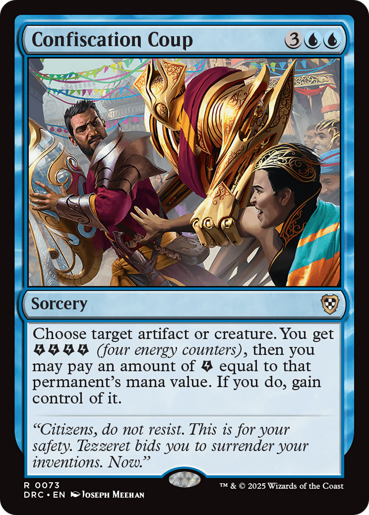 Confiscation Coup [Aetherdrift Commander] | Gear Gaming Bentonville