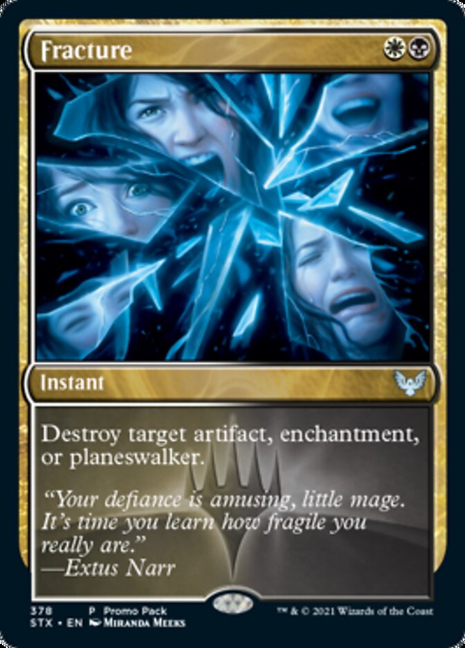 Fracture (Promo Pack) [Strixhaven: School of Mages Promos] | Gear Gaming Bentonville