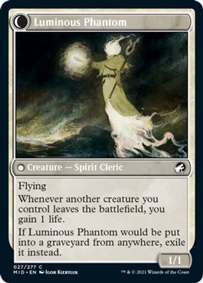 Lunarch Veteran // Luminous Phantom [Innistrad: Midnight Hunt] | Gear Gaming Bentonville