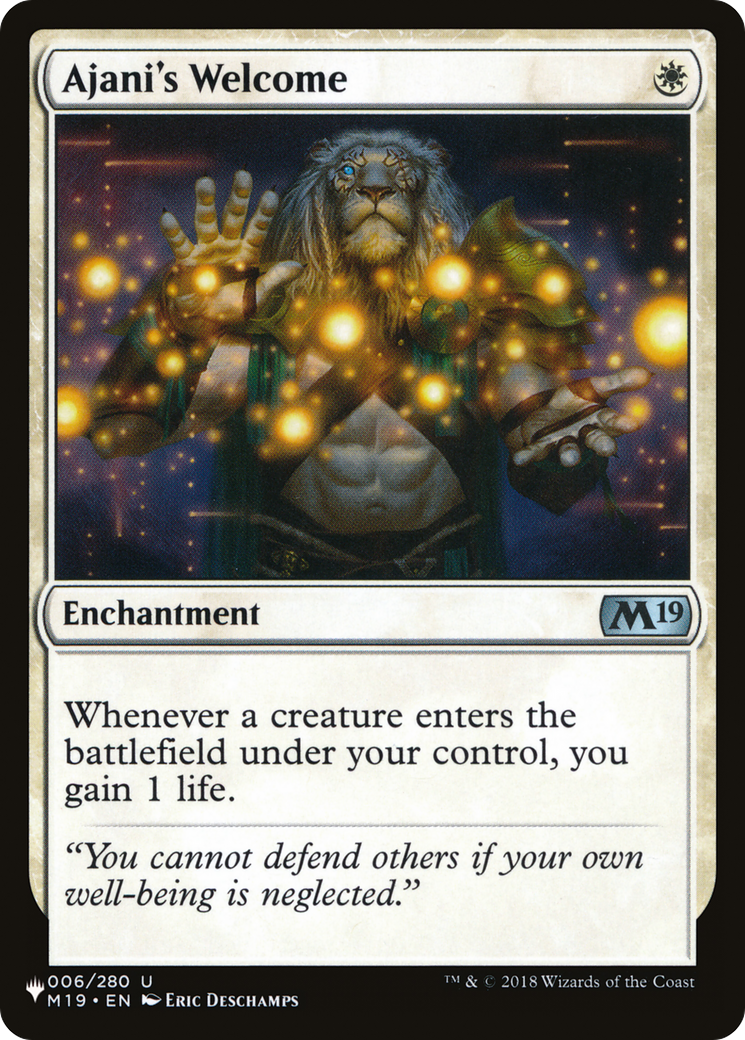 Ajani's Welcome [The List Reprints] | Gear Gaming Bentonville