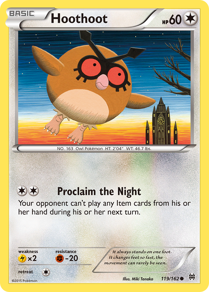 Hoothoot (119/162) [XY: BREAKthrough] | Gear Gaming Bentonville