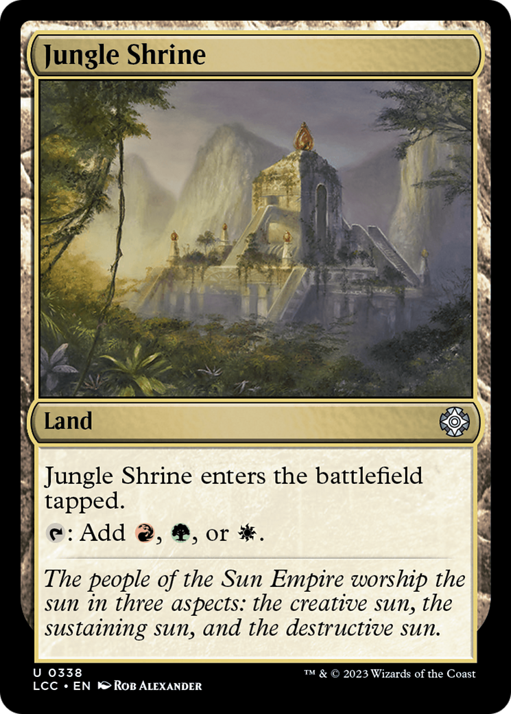 Jungle Shrine [The Lost Caverns of Ixalan Commander] | Gear Gaming Bentonville