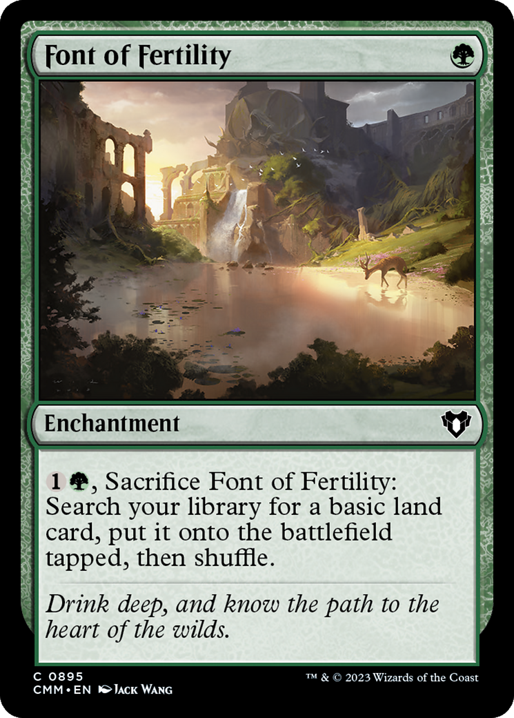 Font of Fertility [Commander Masters] | Gear Gaming Bentonville