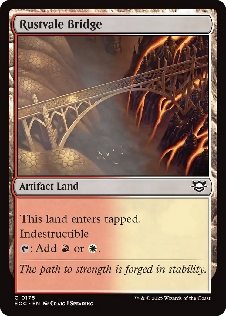 Rustvale Bridge [Edge of Eternities Commander] | Gear Gaming Bentonville