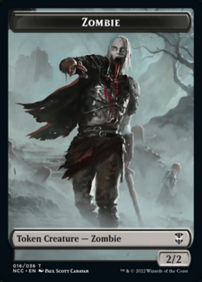Zombie // Goat Double-Sided Token [Streets of New Capenna Commander Tokens] | Gear Gaming Bentonville