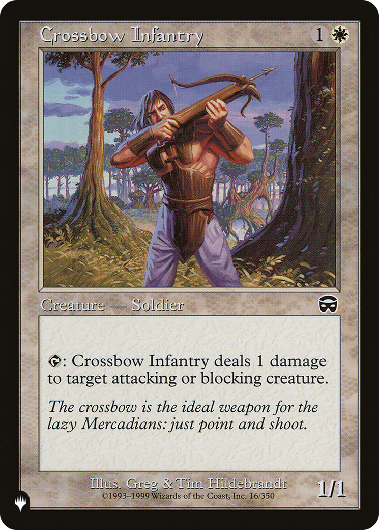 Crossbow Infantry [The List Reprints] | Gear Gaming Bentonville