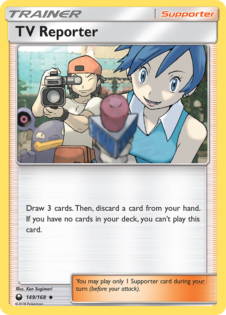 TV Reporter (149/168) [Sun & Moon: Celestial Storm] | Gear Gaming Bentonville