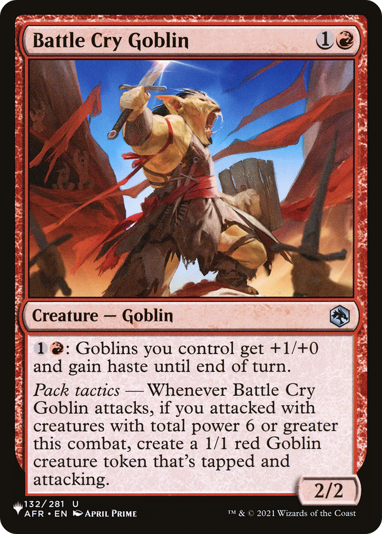 Battle Cry Goblin [The List Reprints] | Gear Gaming Bentonville