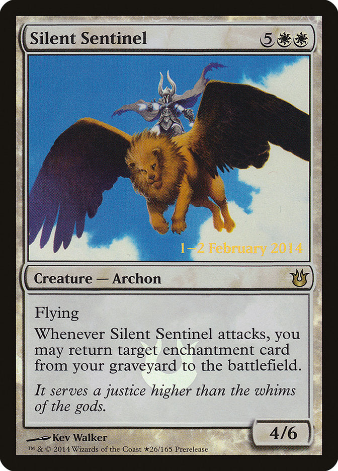 Silent Sentinel [Born of the Gods Prerelease Promos] | Gear Gaming Bentonville