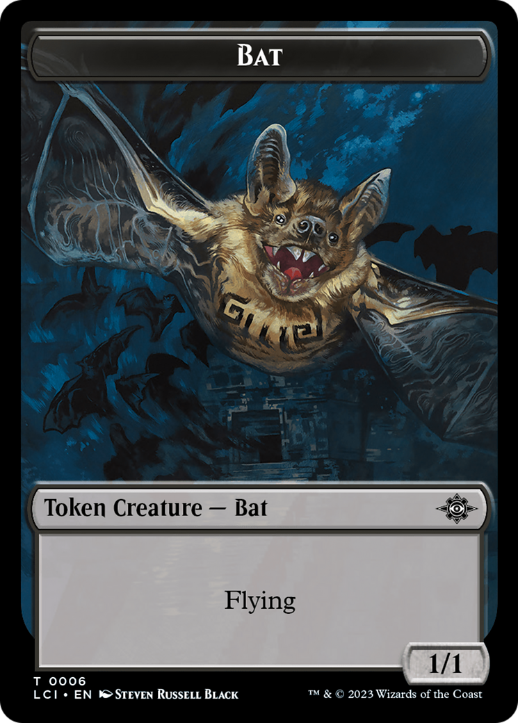 Map // Bat Double-Sided Token [The Lost Caverns of Ixalan Tokens] | Gear Gaming Bentonville