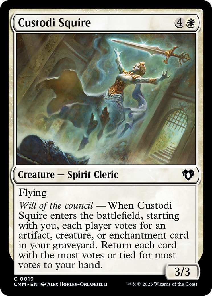 Custodi Squire [Commander Masters] | Gear Gaming Bentonville