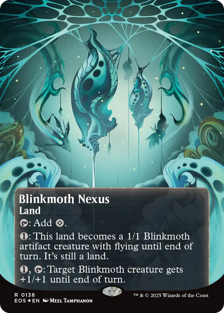 Blinkmoth Nexus (0138) (Borderless) (Galaxy Foil) [Edge of Eternities: Stellar Sights] | Gear Gaming Bentonville