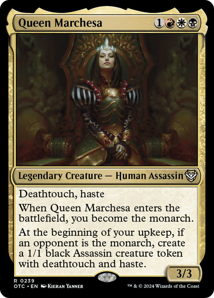 Queen Marchesa [Outlaws of Thunder Junction Commander] | Gear Gaming Bentonville