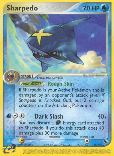 Sharpedo (22/109) [EX: Ruby & Sapphire] | Gear Gaming Bentonville