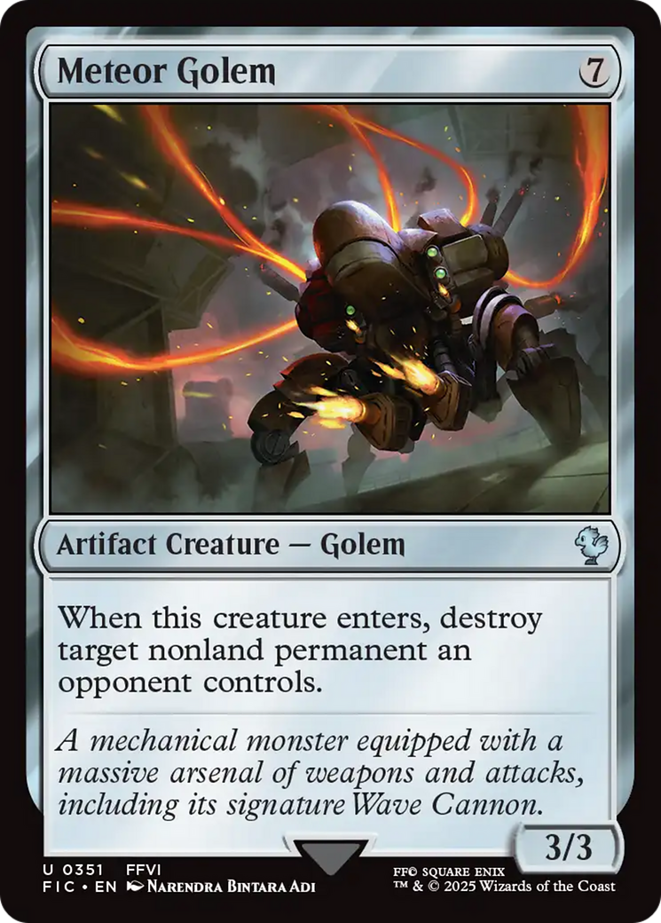 Meteor Golem [FINAL FANTASY Commander] | Gear Gaming Bentonville