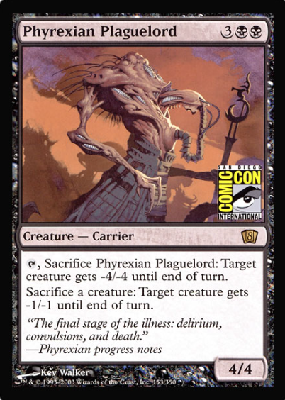 Phyrexian Plaguelord (San Diego Comic Con Oversized) [Oversize Cards] | Gear Gaming Bentonville