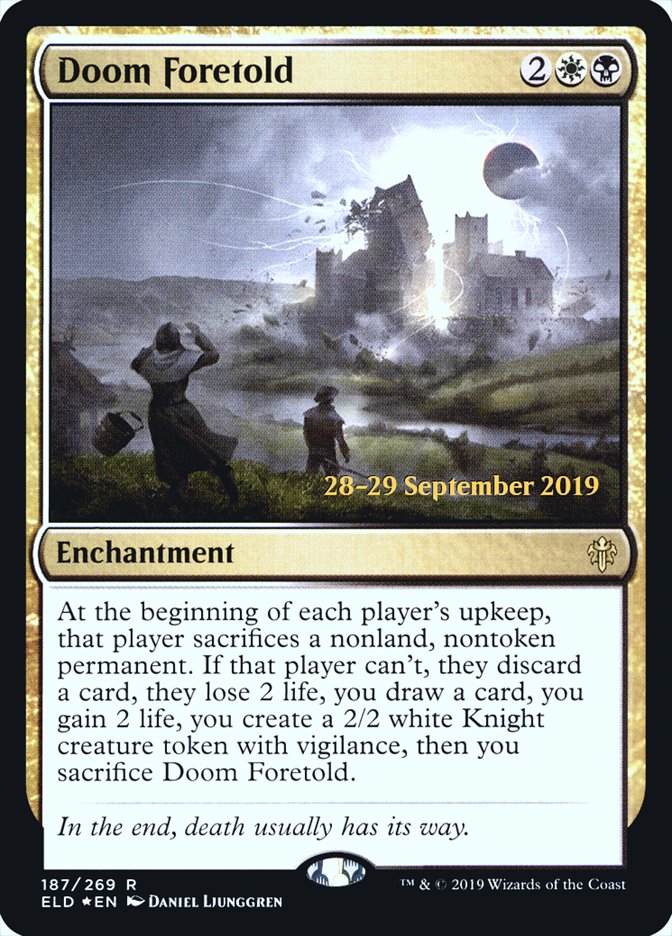 Doom Foretold [Throne of Eldraine Prerelease Promos] | Gear Gaming Bentonville