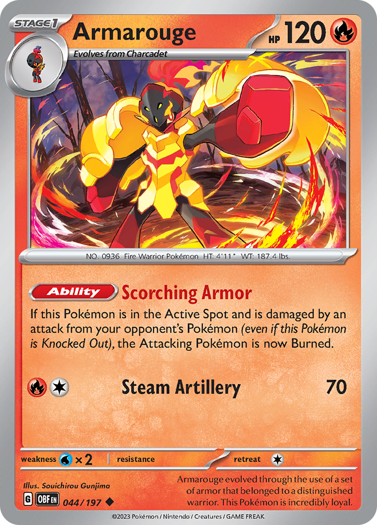 Armarouge (044/197) [Scarlet & Violet: Obsidian Flames] | Gear Gaming Bentonville