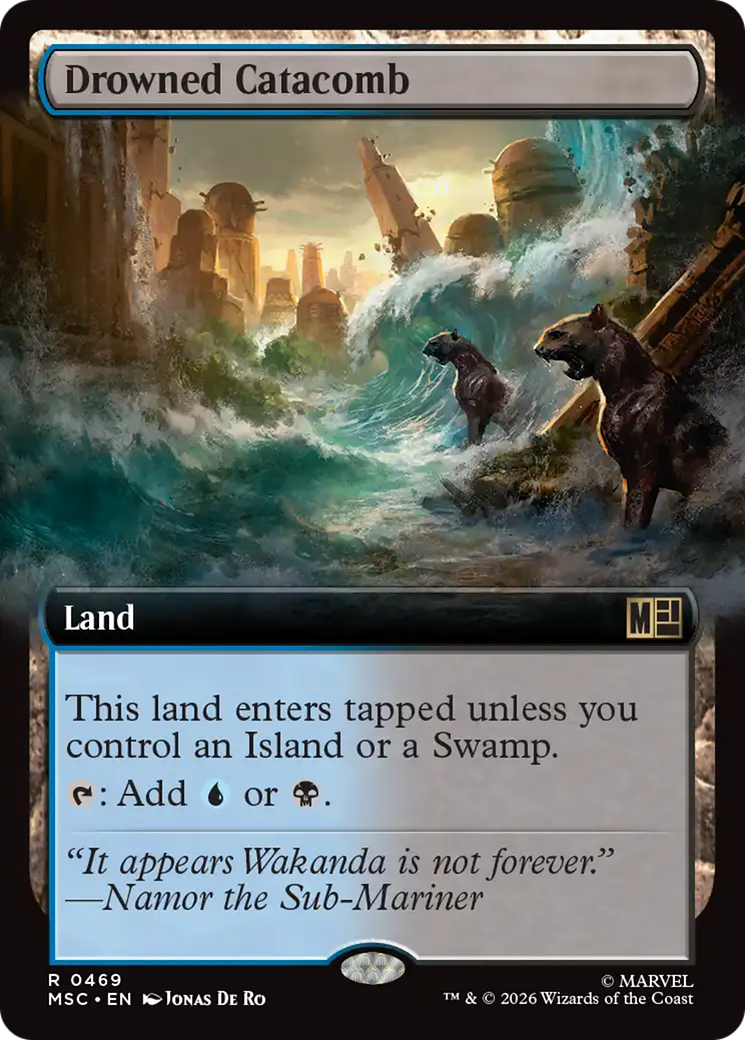 Drowned Catacomb (Extended Art) [Marvel Super Heroes Commander] | Gear Gaming Bentonville