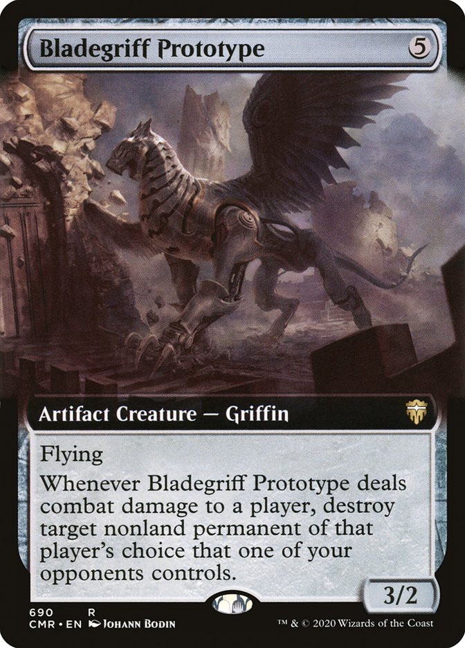 Bladegriff Prototype (Extended Art) [Commander Legends] | Gear Gaming Bentonville