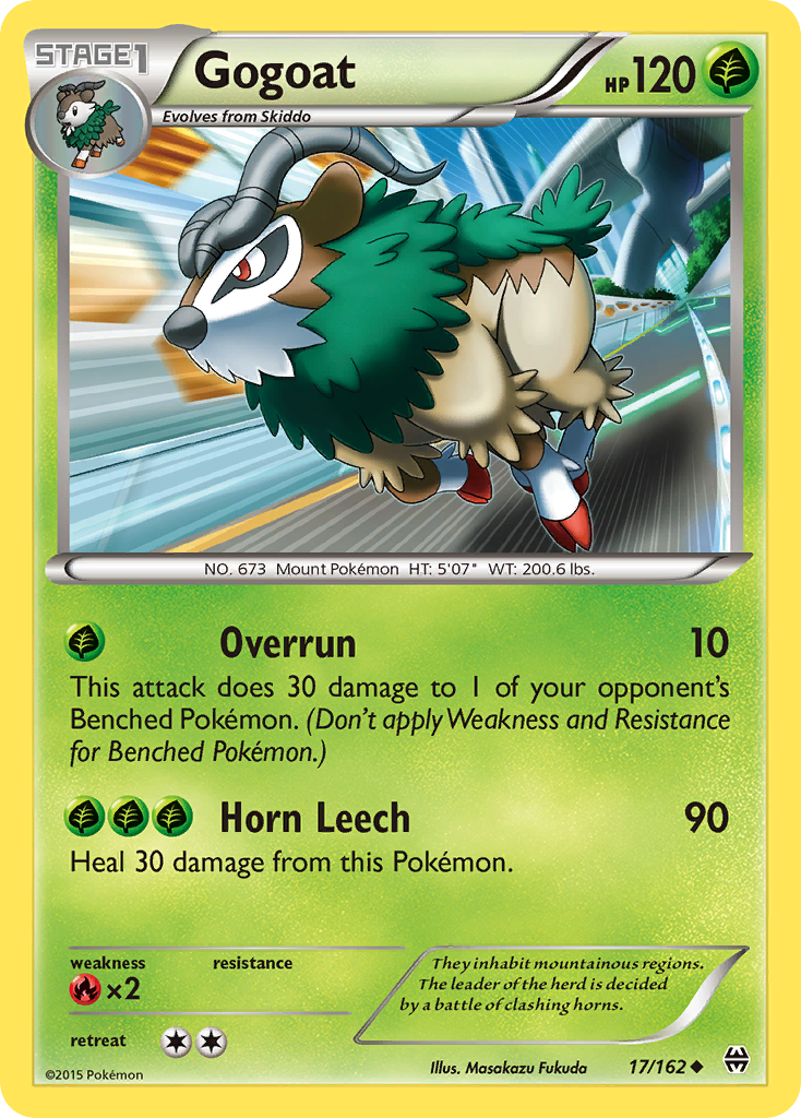 Gogoat (17/162) [XY: BREAKthrough] | Gear Gaming Bentonville