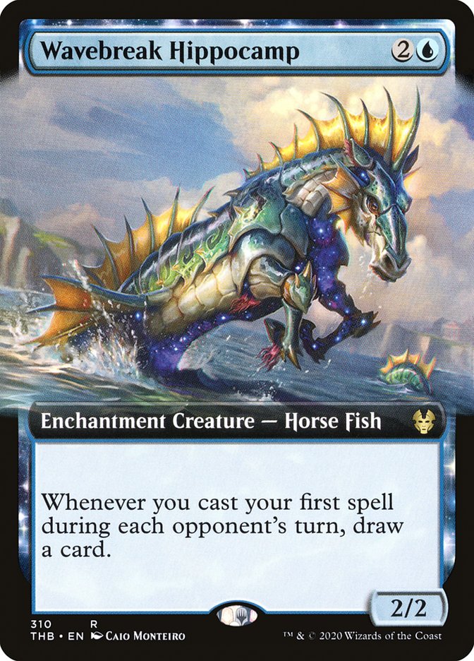 Wavebreak Hippocamp (Extended Art) [Theros Beyond Death] | Gear Gaming Bentonville
