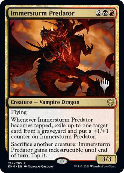 Immersturm Predator (Promo Pack) [Kaldheim Promos] | Gear Gaming Bentonville