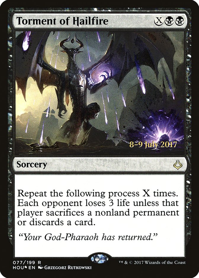 Torment of Hailfire [Hour of Devastation Prerelease Promos] | Gear Gaming Bentonville