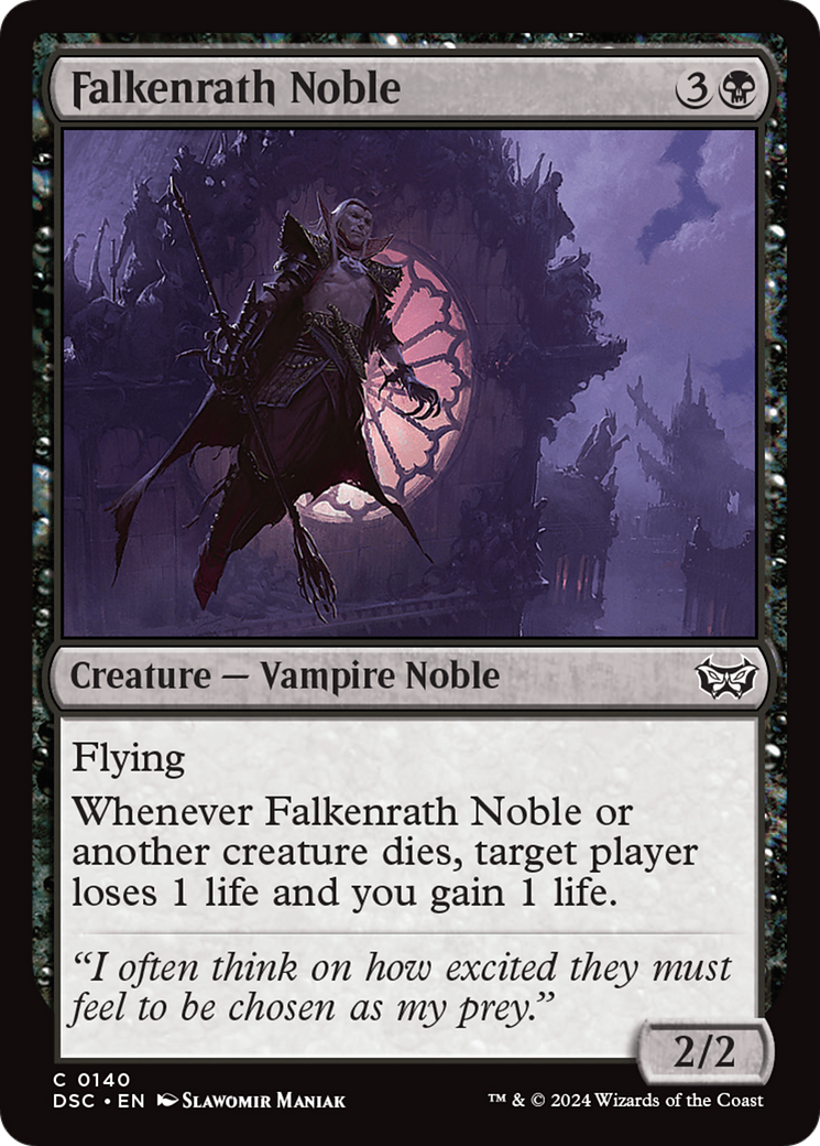 Falkenrath Noble [Duskmourn: House of Horror Commander] | Gear Gaming Bentonville