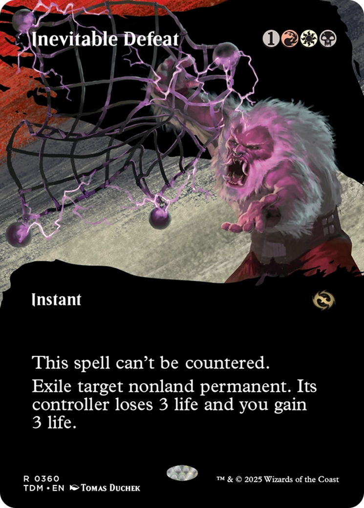Inevitable Defeat (Borderless) [Tarkir: Dragonstorm] | Gear Gaming Bentonville