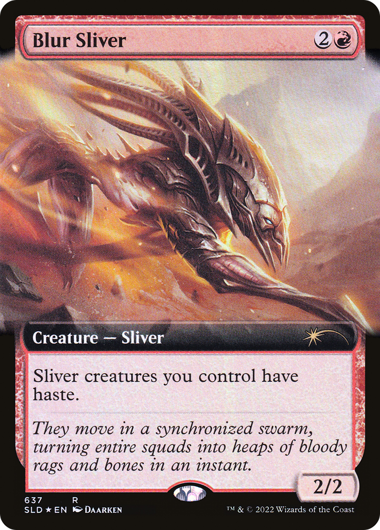 Blur Sliver (Extended Art) [Secret Lair Drop Promos] | Gear Gaming Bentonville