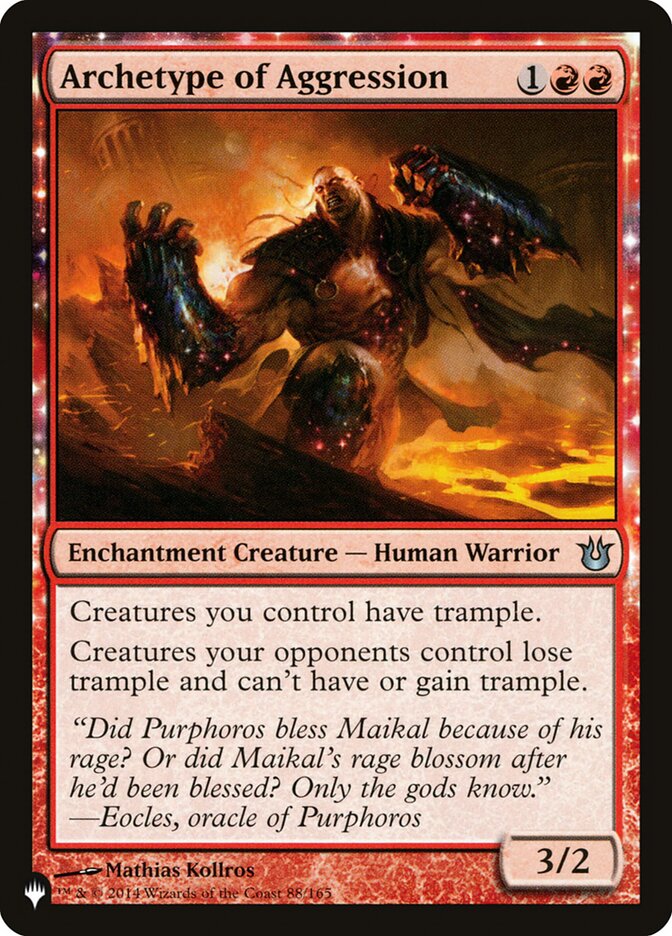 Archetype of Aggression [The List] | Gear Gaming Bentonville