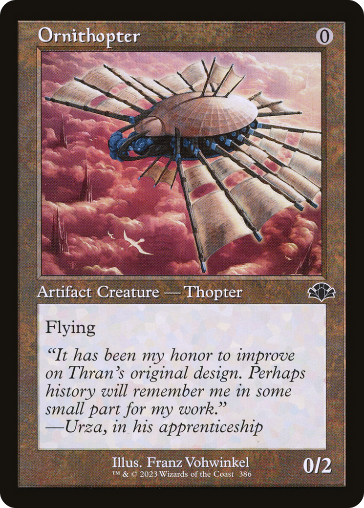 Ornithopter (Retro) [Dominaria Remastered] | Gear Gaming Bentonville